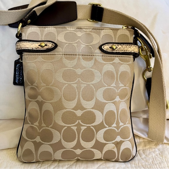 Coach Crossbody Purse with Python details - Picture 5 of 16